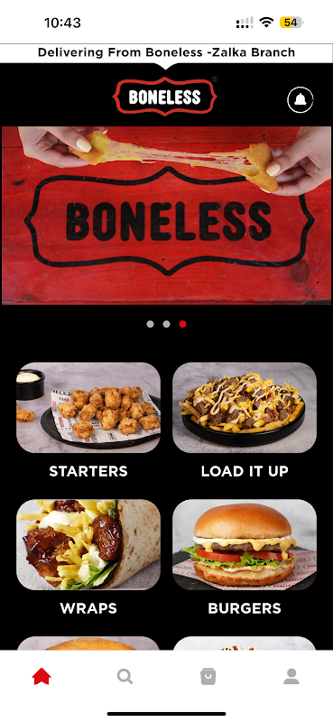 Boneless Restaurant App